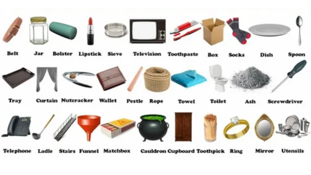 500 Household Articles List