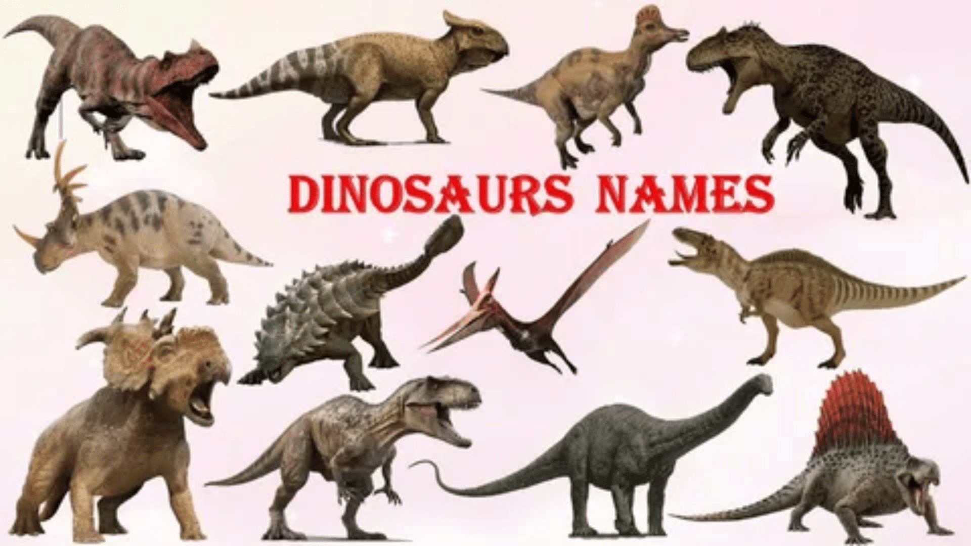 Water Dinosaurs Names