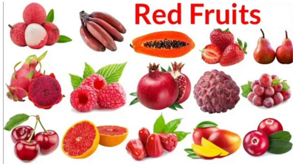 30 Red Fruits Name