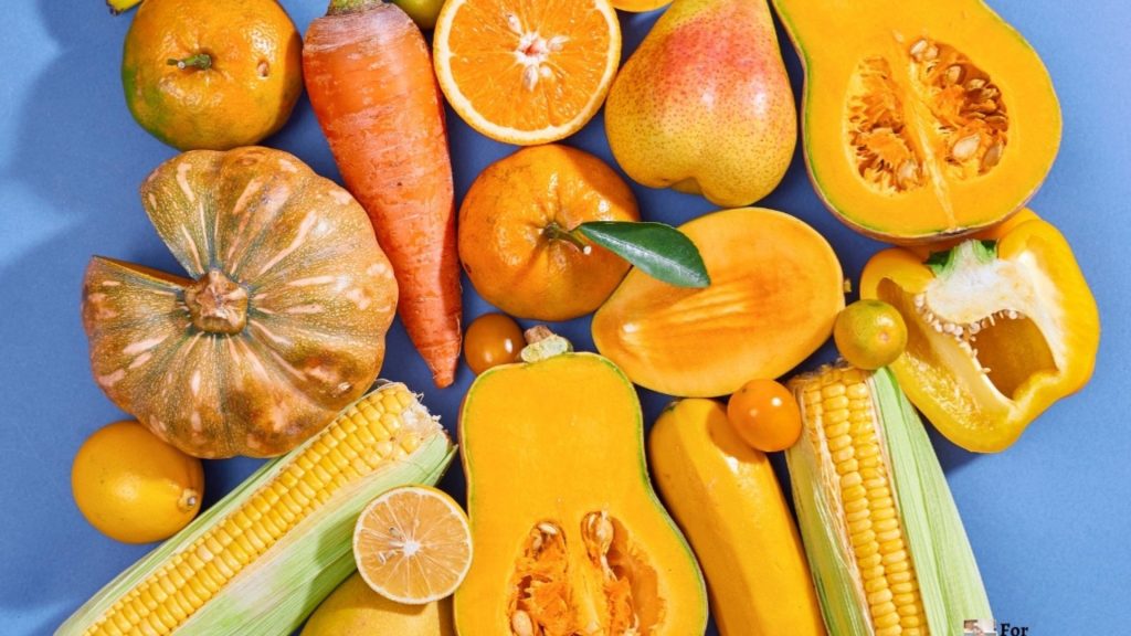 30 Vegetables Yellow Color