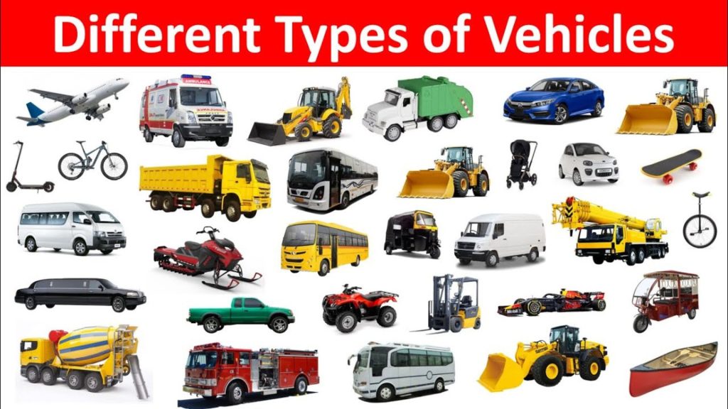 Different Types of Vehicles