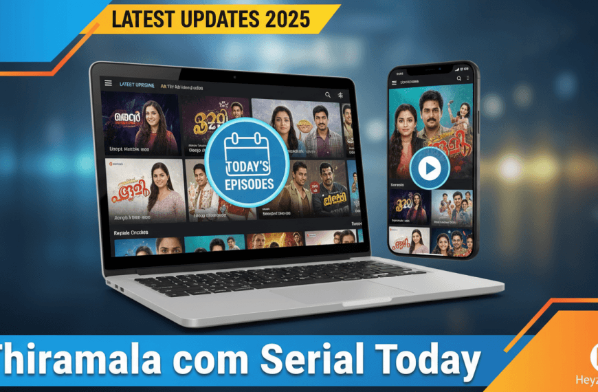 Thiramala com Serial Today Latest Episodes, Updates & Full Guide (2025)