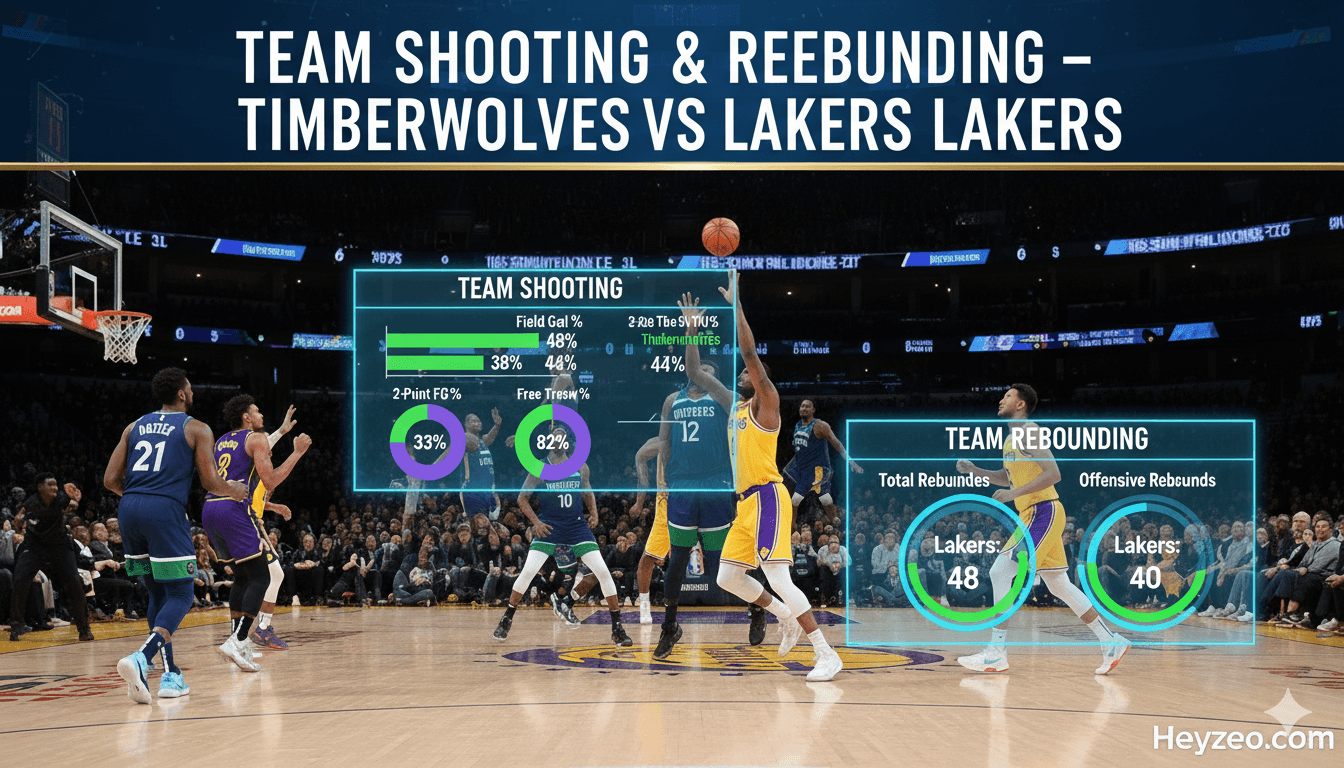 Complete Timberwolves vs Lakers Match Player Stats Breakdown 2025-2026