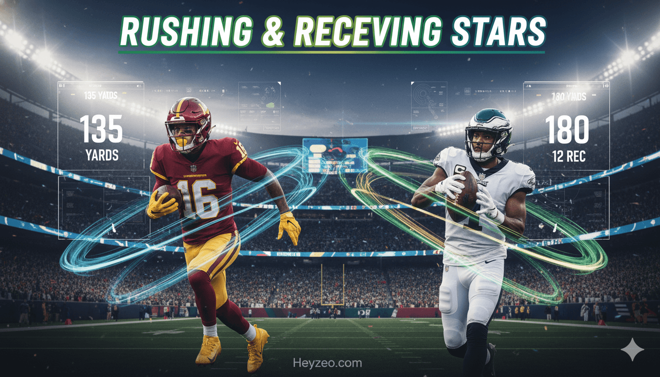Washington Commanders vs Philadelphia Eagles Match Player Stats Top Performers & Scores 2025-2026