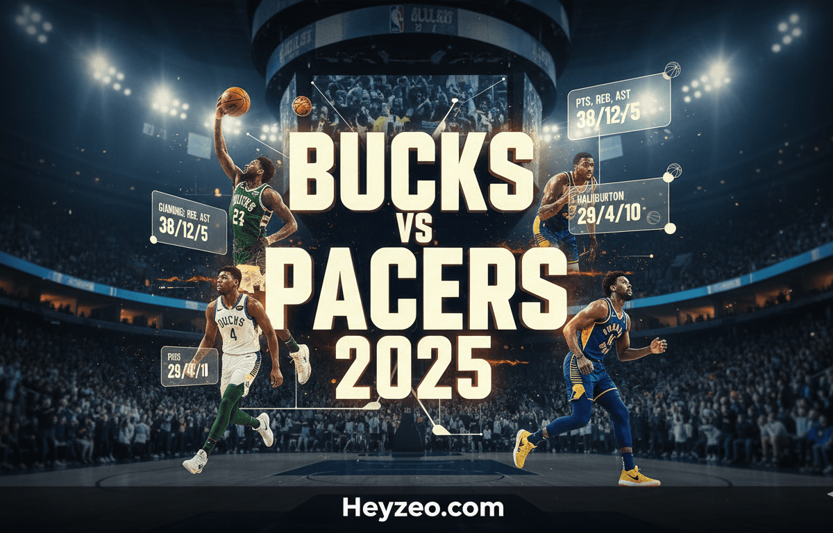 Milwaukee Bucks vs Pacers Match Player Stats & Highlights 2025