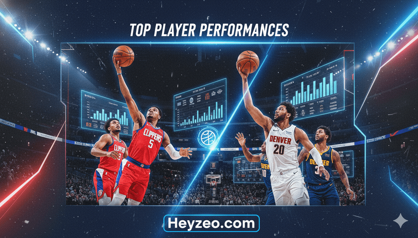 Clippers vs Denver Nuggets Match Player Stats Detailed Player Statistics & Score Summary 2025"