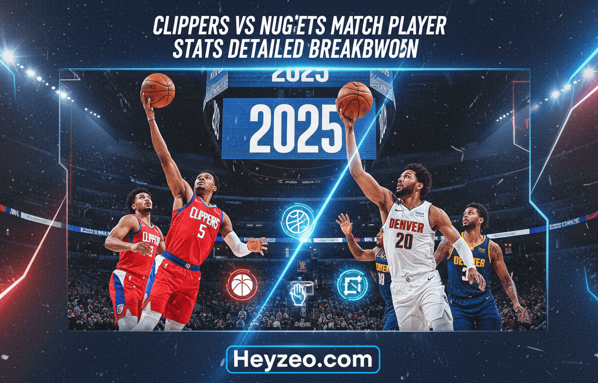 Clippers vs Denver Nuggets Match Player Stats Detailed Player Statistics & Score Summary 2025"