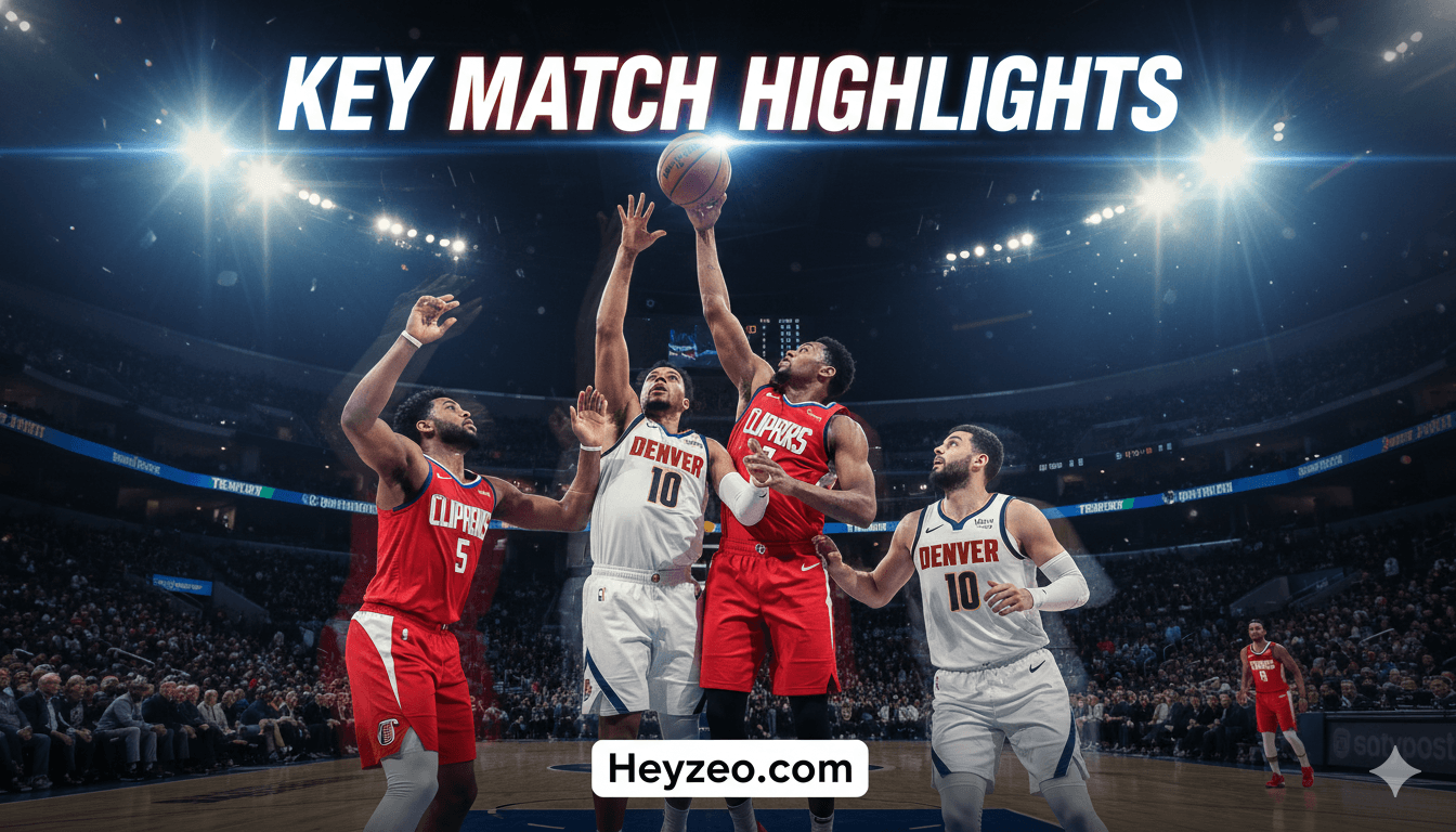 Clippers vs Denver Nuggets Match Player Stats Detailed Player Statistics & Score Summary 2025"