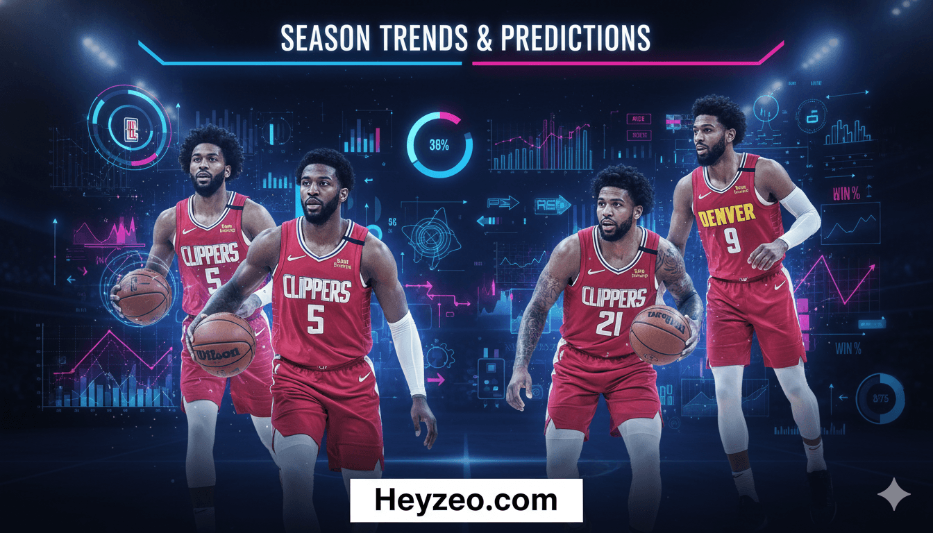 Clippers vs Denver Nuggets Match Player Stats Detailed Player Statistics & Score Summary 2025"