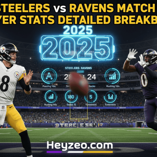 Steelers vs Baltimore Ravens Match Player Stats Top Players, Stats & Game Insights 2025