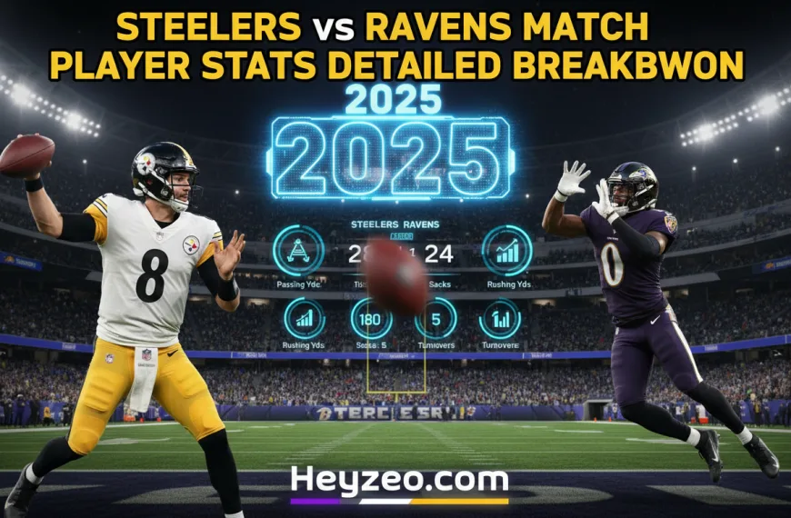Steelers vs Baltimore Ravens Match Player Stats Top Players, Stats & Game Insights 2025
