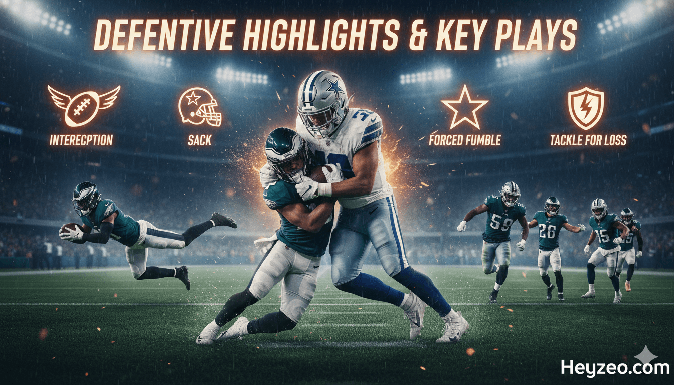 Dallas Cowboys vs Philadelphia Eagles Match Player Stats, Scores, Leaders & Key Highlights 2025