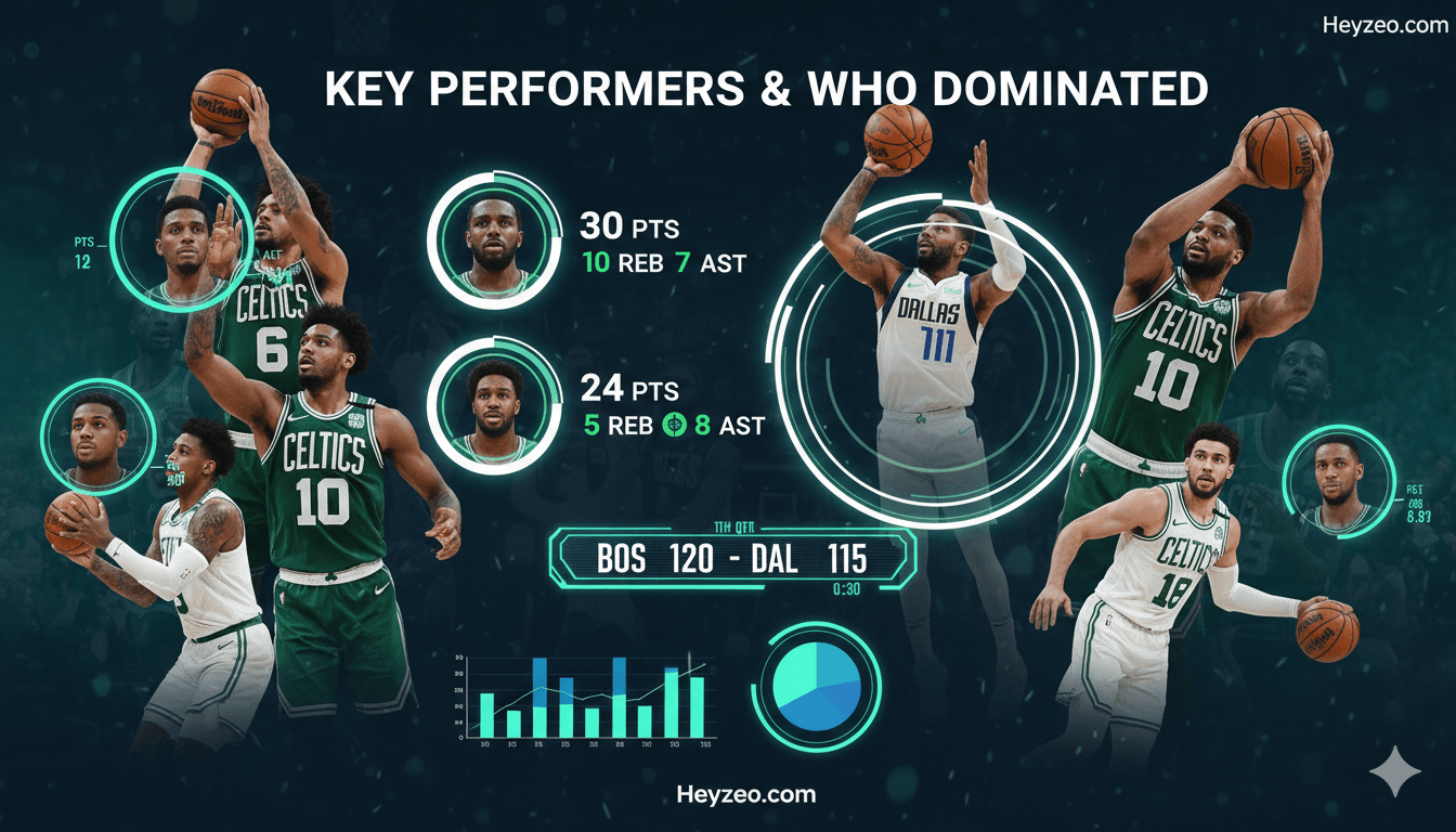 Boston Celtics vs Dallas Mavericks Match Player Stats Breakdown Who Dominated the Game? 2025