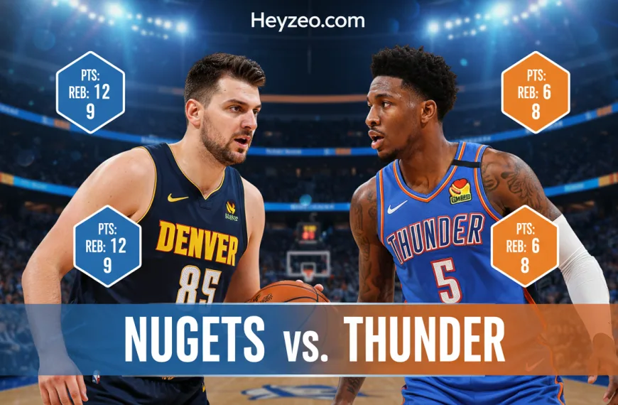 Denver Nuggets vs OKC Thunder Match Player Stats 2025
