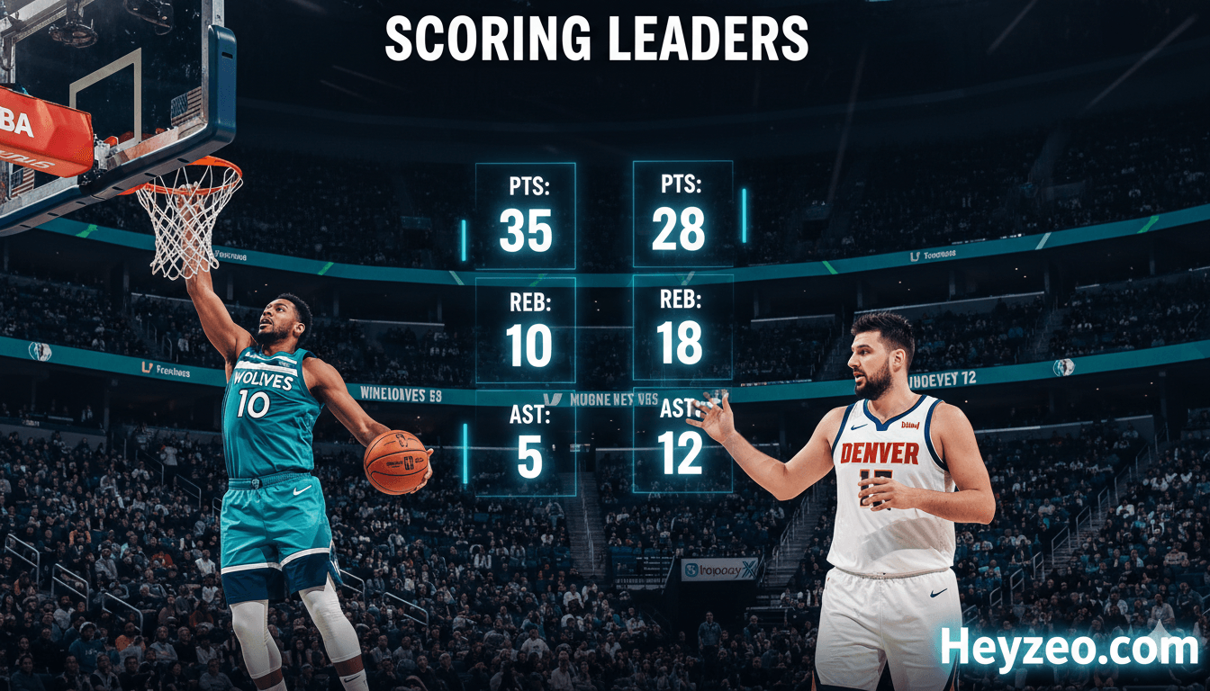 Timberwolves vs Denver Nuggets Match Player Stats 2025