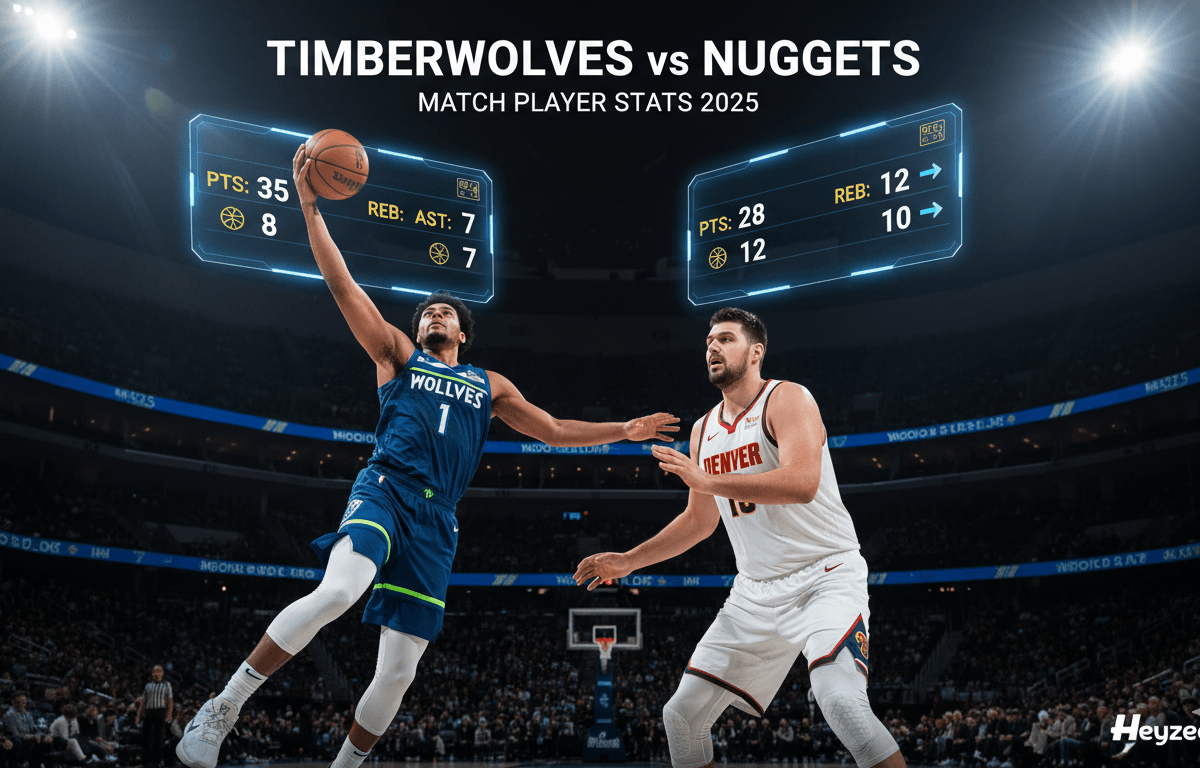 Timberwolves vs Denver Nuggets Match Player Stats 2025