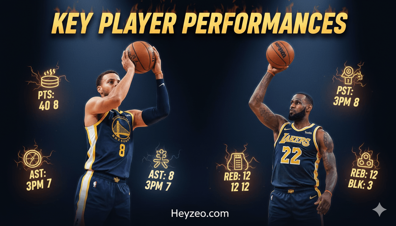 Golden State Warriors vs Lakers Match Player Stats 2025