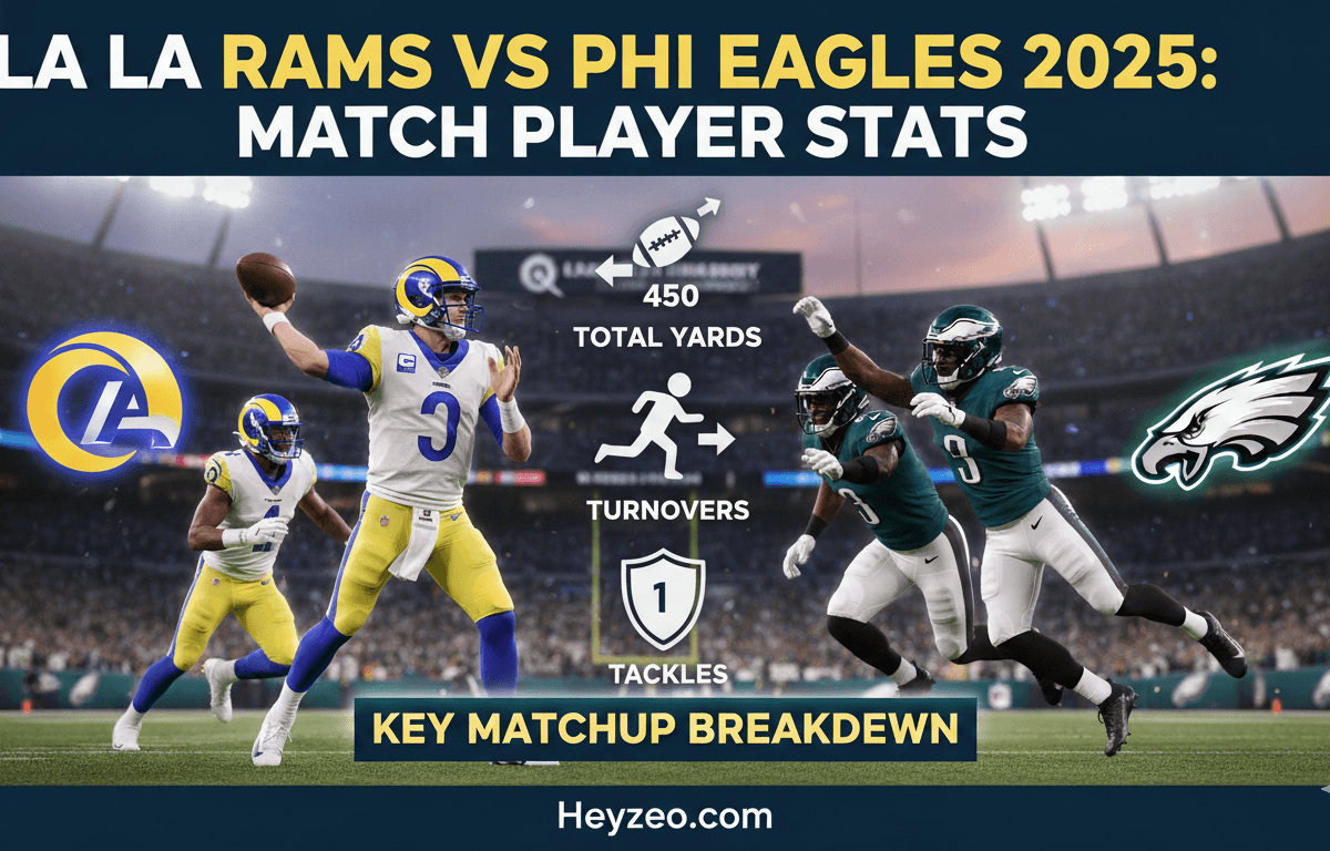 Los Angeles Rams vs Philadelphia Eagles Match Player Stats 2025