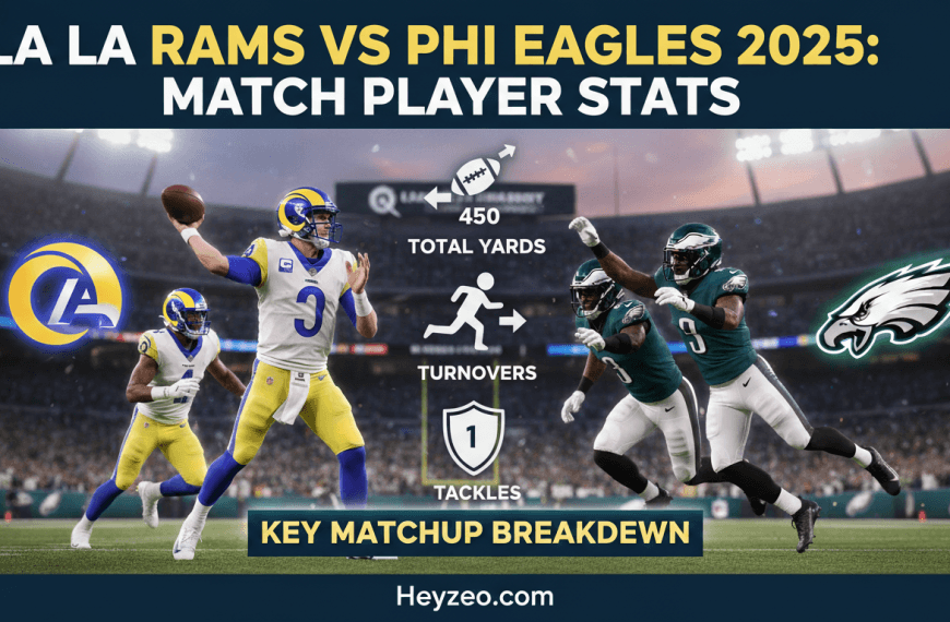 Los Angeles Rams vs Philadelphia Eagles Match Player Stats 2025