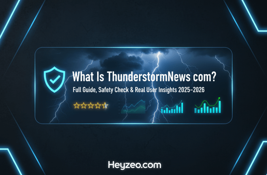 What Is ThunderstormNews com? Full Guide, Safety Check & Real User Insights 2025-2026