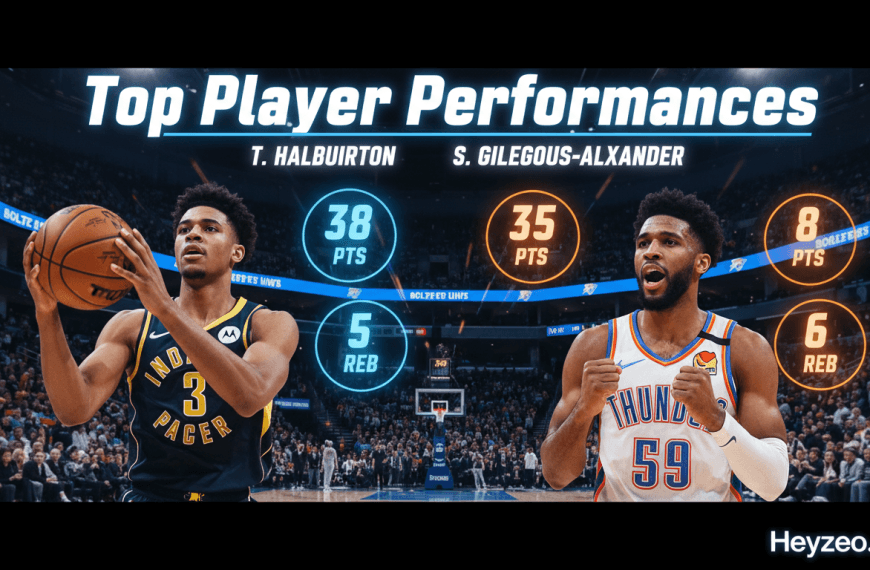 Indiana Pacers vs Oklahoma City Thunder Match Player Stats & Top Player Performances 2025